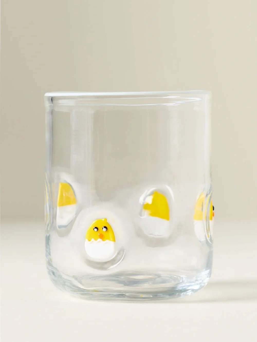 🐥Anthropologie Icon Juice Glass New Farm Baby Chick Egg Set of 2